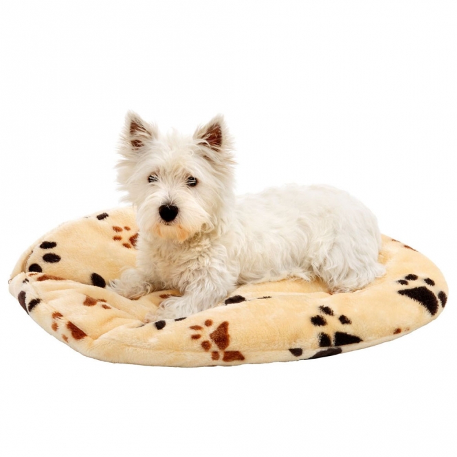 Karlie Kissen Track oval - beige 100 x 76 cm