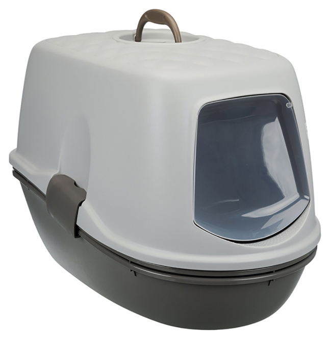 Trixie Katzentoilette Berto Top mit Trennsystem taupe/helltaupe