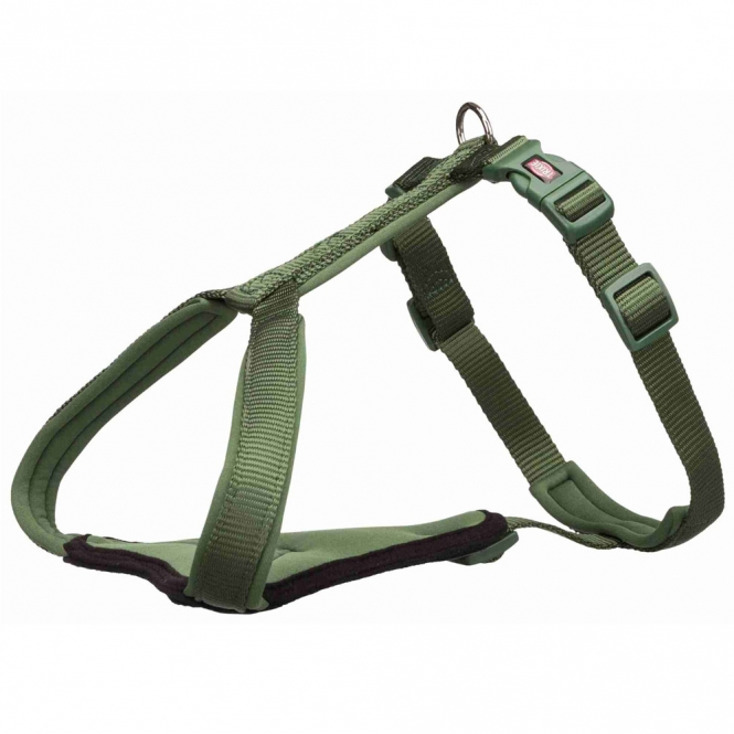 Trixie Premium Y-Geschirr - waldgrün 75-95 cm/25 mm