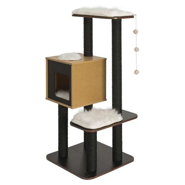 Vesper Kratzbaum V-High Base Schwarz